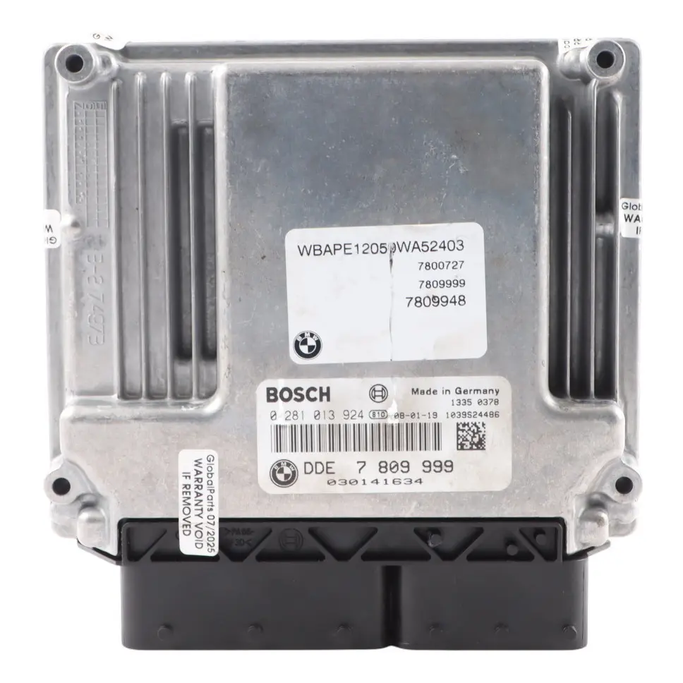 1.8sd 2.0sd N47 177HP Engine Control ECU DDE Automatic to BMW X3 E83 LCI with Part number 7809999 BMW X3 E83 LCI 1.8sd 2.0sd N47 177HP Engine Control ECU DDE Automatic - SKU 7809999-4 - Part number 7809999