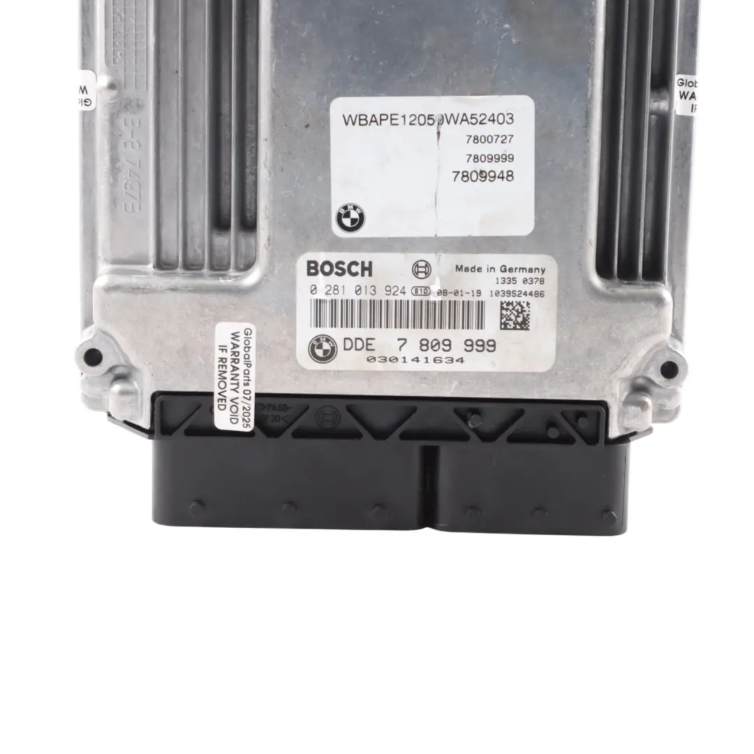 BMW X3 E83 LCI 1.8sd 2.0sd N47 177HP Engine Control ECU DDE Automatic - SKU 7809999-4 - Part number 7809999