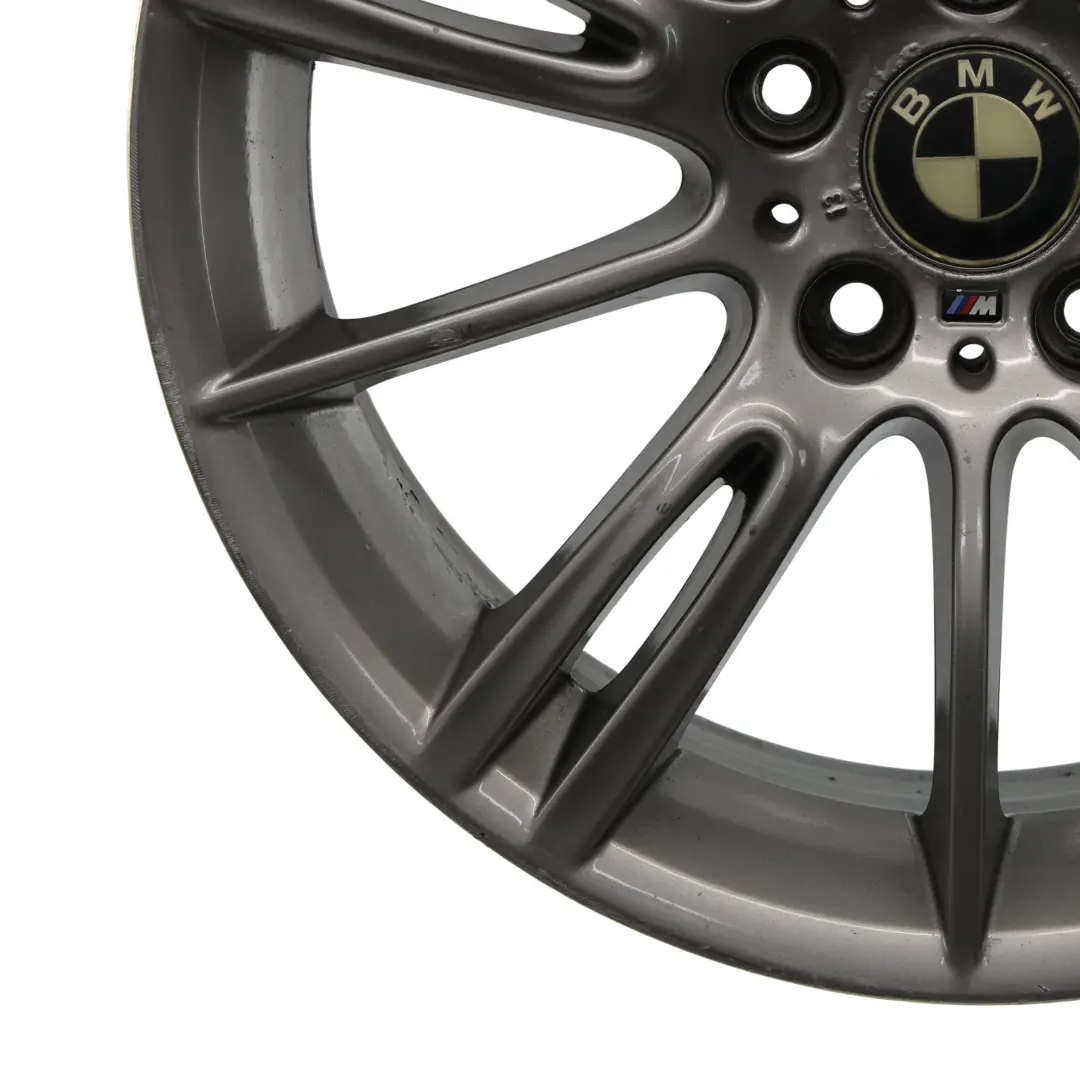 BMW E90 E91 Ferricgrey Trasera Llanta Aleación 18 "ET:37 8.5J M Spider Spoke 193 - SKU 7843841-2 - Número de pieza 7843841