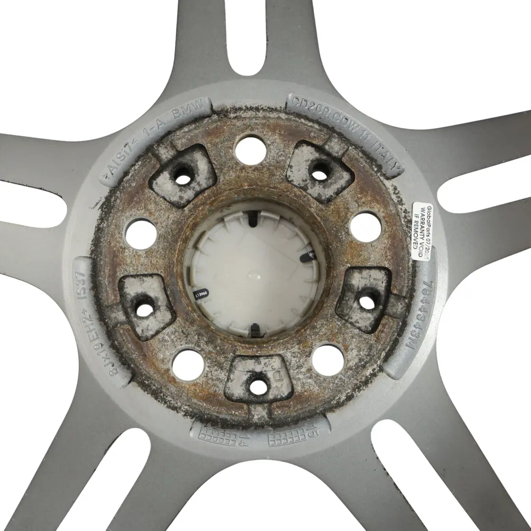 BMW E90 E91 E92 Cerchio Anteriore Lega 19" 8J ET:37 M Doppie razze 313 - SKU 7844343-3 - Numero di parte 7844343