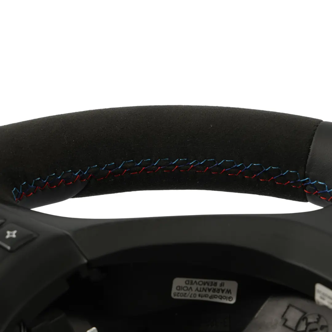 NEUF Noir Cuir / Alcantara M Sport Volant Sport M-tricolore Fils pour BMW X5 E70 à propos du numéro de pièce 7844566 BMW X5 E70 NEUF Noir Cuir / Alcantara M Sport Volant Sport M-tricolore Fils - SKU 7844566-3 - Numéro de pièce 7844566