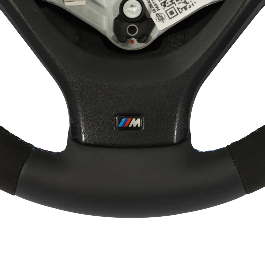 NUOVA Pelle Nera / Alcantara M Sport Volante M-Tricolore per BMW X5 E70 con numero di parte 7844566 BMW X5 E70 NUOVA Pelle Nera / Alcantara M Sport Volante M-Tricolore - SKU 7844566-3 - Numero di parte 7844566
