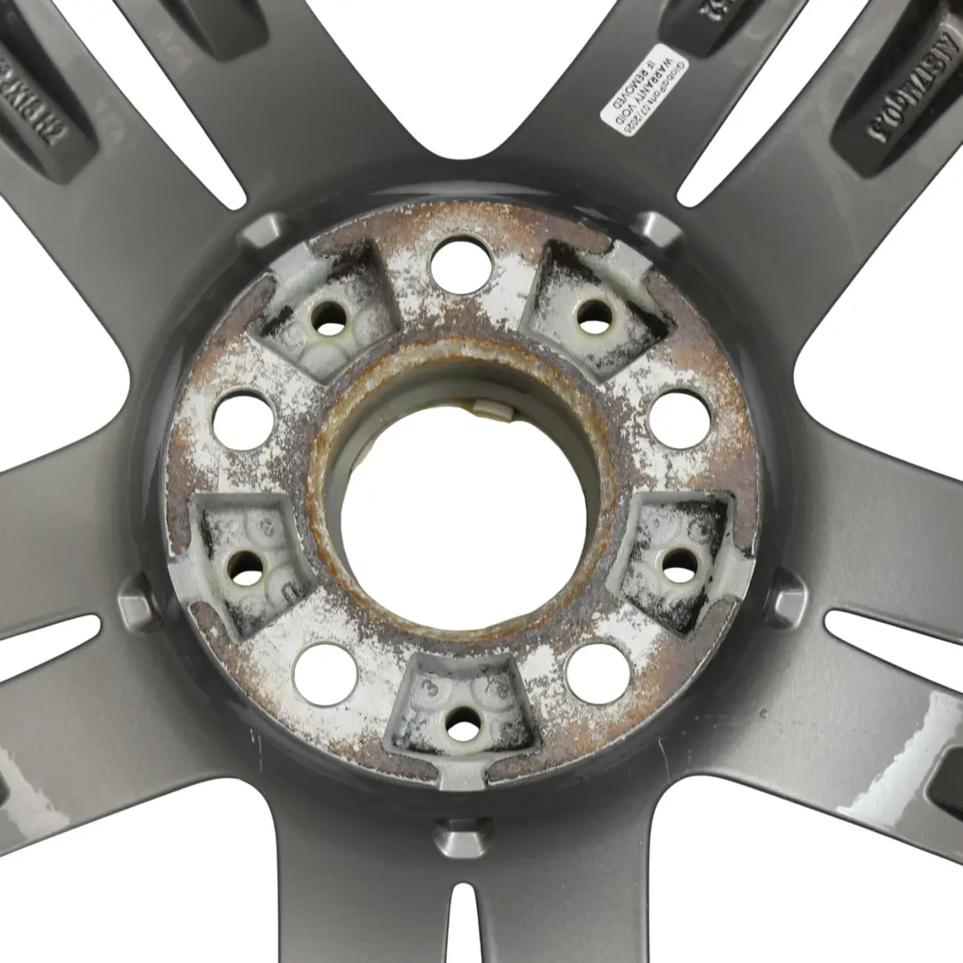 Leichtmetallfelge Ferricgrey 18" 7,5J M Sternspeiche 386 für BMW F20 F21 mit Teilenummer 7845852 BMW F20 F21 Leichtmetallfelge Ferricgrey 18" 7,5J M Sternspeiche 386 - SKU 7845852-6 - Teilenummer 7845852