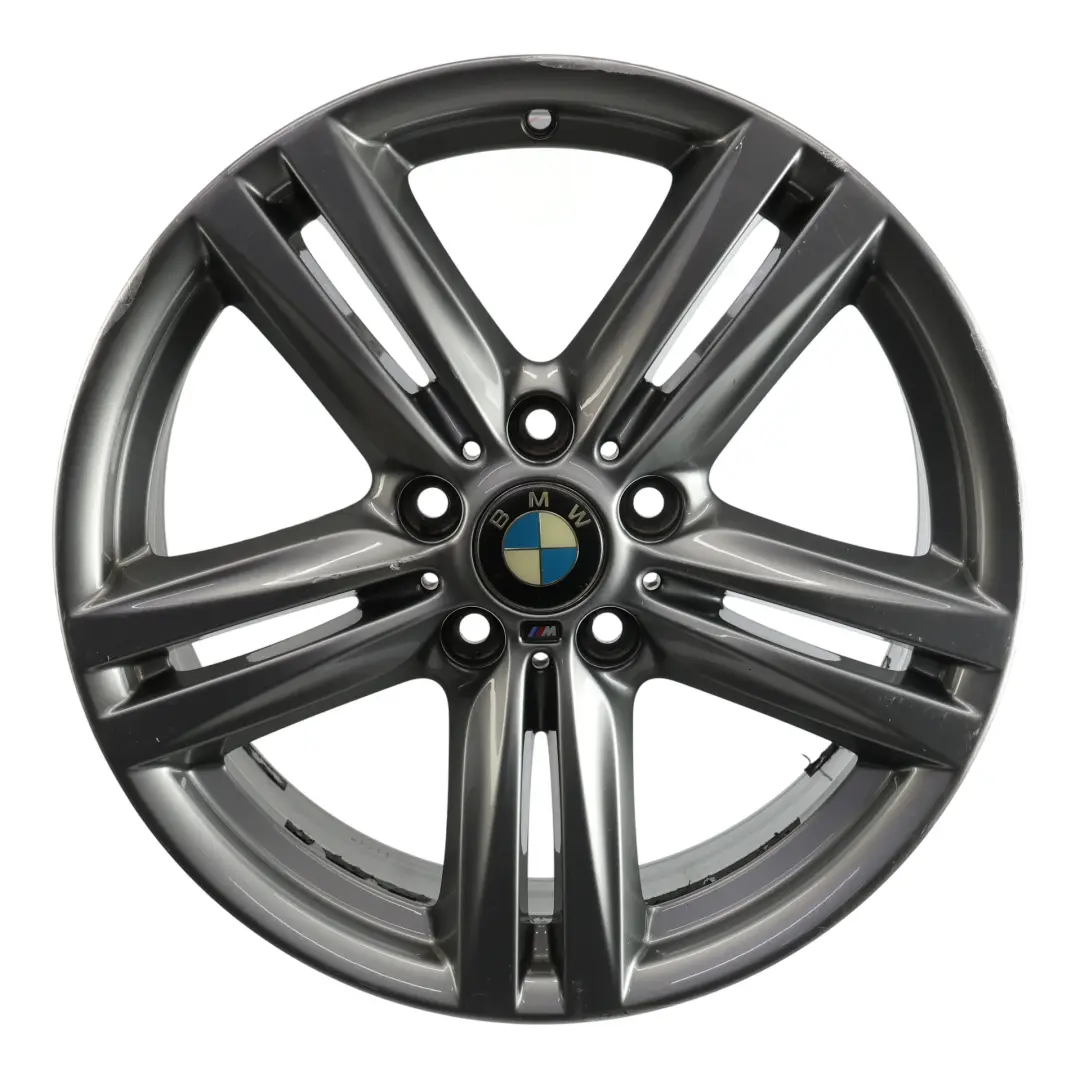 Leicht Metall Felge Ferricgrey 18" 7,5J M Sternspeiche 386 für BMW F20 F21 mit Teilenummer 7845852 BMW F20 F21 Leicht Metall Felge Ferricgrey 18" 7,5J M Sternspeiche 386 - SKU 7845852-7 - Teilenummer 7845852