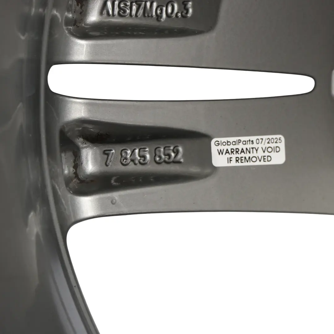 Leicht Metall Felge Ferricgrey 18" 7,5J M Sternspeiche 386 für BMW F20 F21 mit Teilenummer 7845852 BMW F20 F21 Leicht Metall Felge Ferricgrey 18" 7,5J M Sternspeiche 386 - SKU 7845852-7 - Teilenummer 7845852