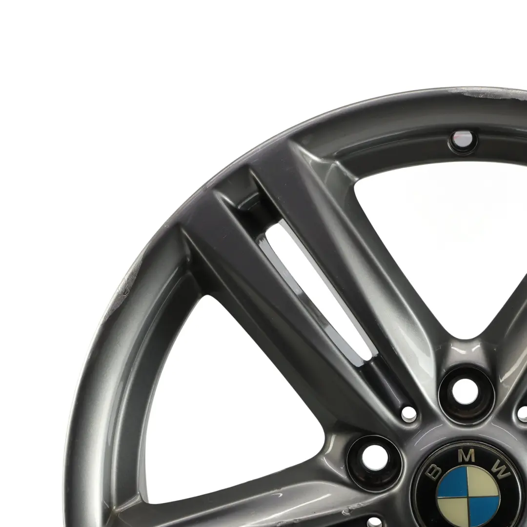 BMW F20 F21 Wheel Rim Alloy Ferricgrey 18" 7,5J ET:45 M Star Spoke 386 - SKU 7845852-7 - Part number 7845852