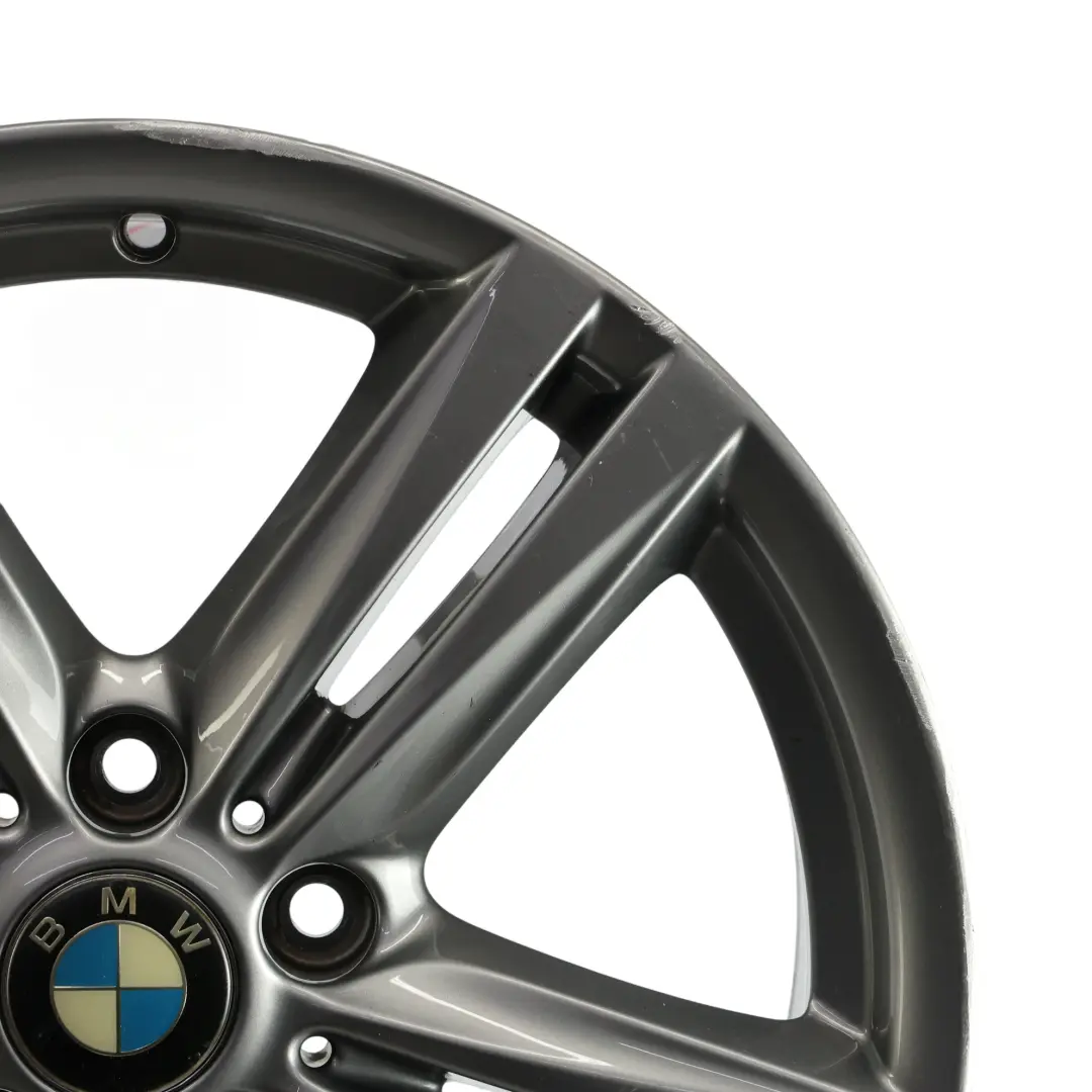 BMW F20 F21 Wheel Rim Alloy Ferricgrey 18" 7,5J ET:45 M Star Spoke 386 - SKU 7845852-7 - Part number 7845852
