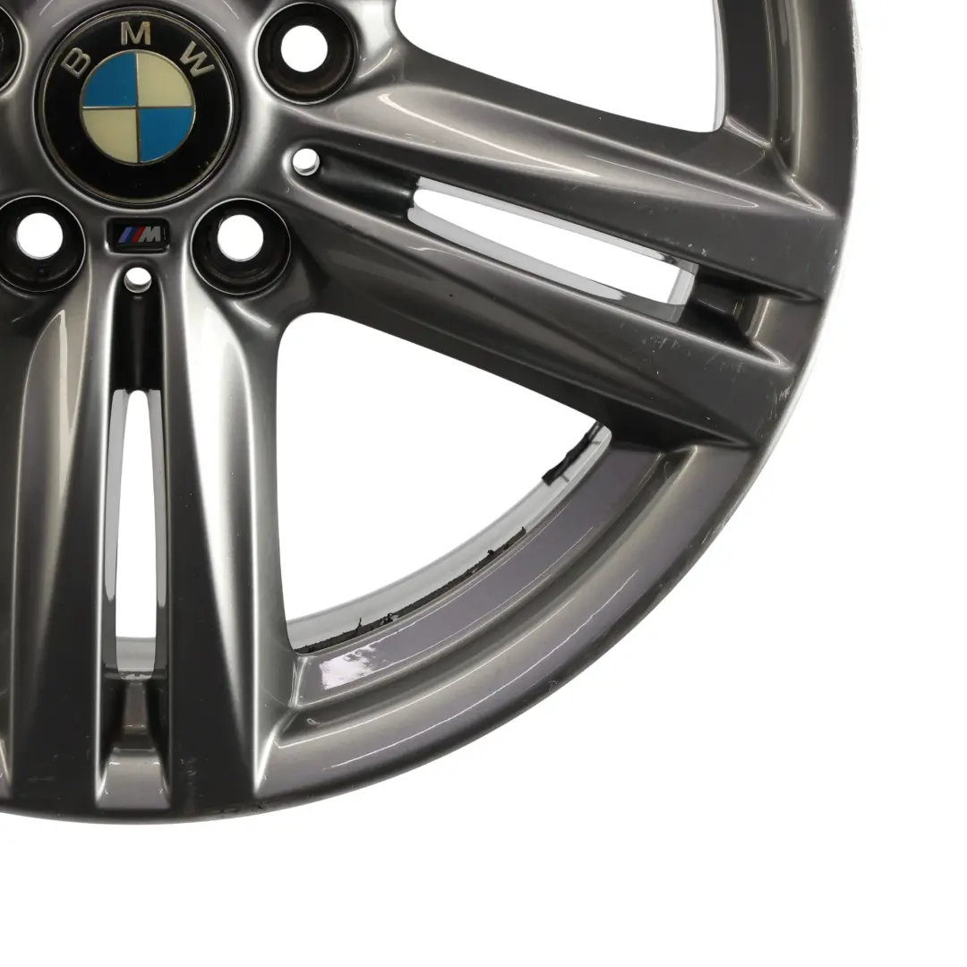 BMW F20 F21 Wheel Rim Alloy Ferricgrey 18" 7,5J ET:45 M Star Spoke 386 - SKU 7845852-7 - Part number 7845852