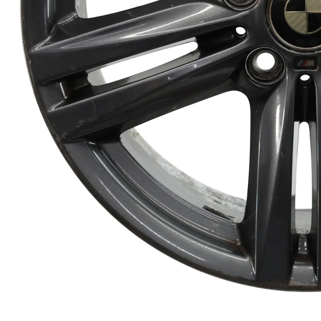 Front Alloy Wheel Rim 7,5J 18" ET:45 M Star Spoke 386 to BMW F20 F21 F22 with Part number 7845852 BMW F20 F21 F22 Front Alloy Wheel Rim 7,5J 18" ET:45 M Star Spoke 386 - SKU 7845852-8 - Part number 7845852