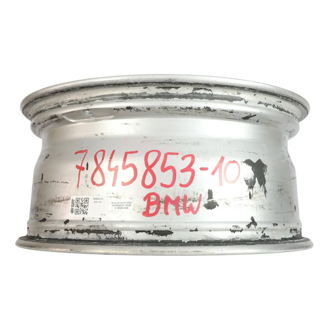 BMW F20 F21 Rear Silver Alloy Wheel Rim 18" 8J ET:52 M Star Spoke 386 - SKU 7845853-10 - Part number 7845853