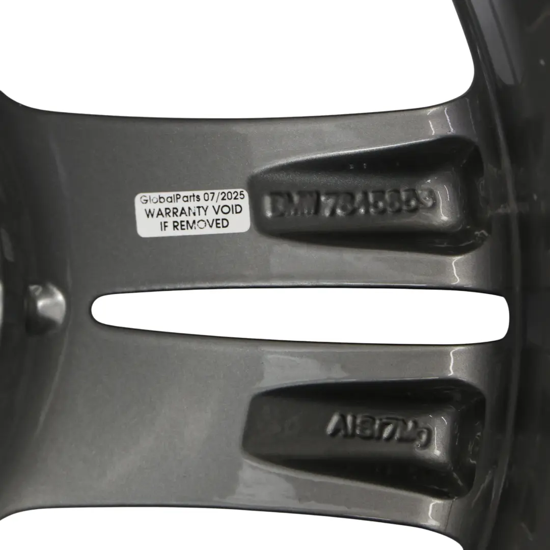 BMW F20 Rear Alloy Wheel Rim Ferric Grey 18" 8J ET:52 M Star Spoke 386 - SKU 7845853-9 - Part number 7845853