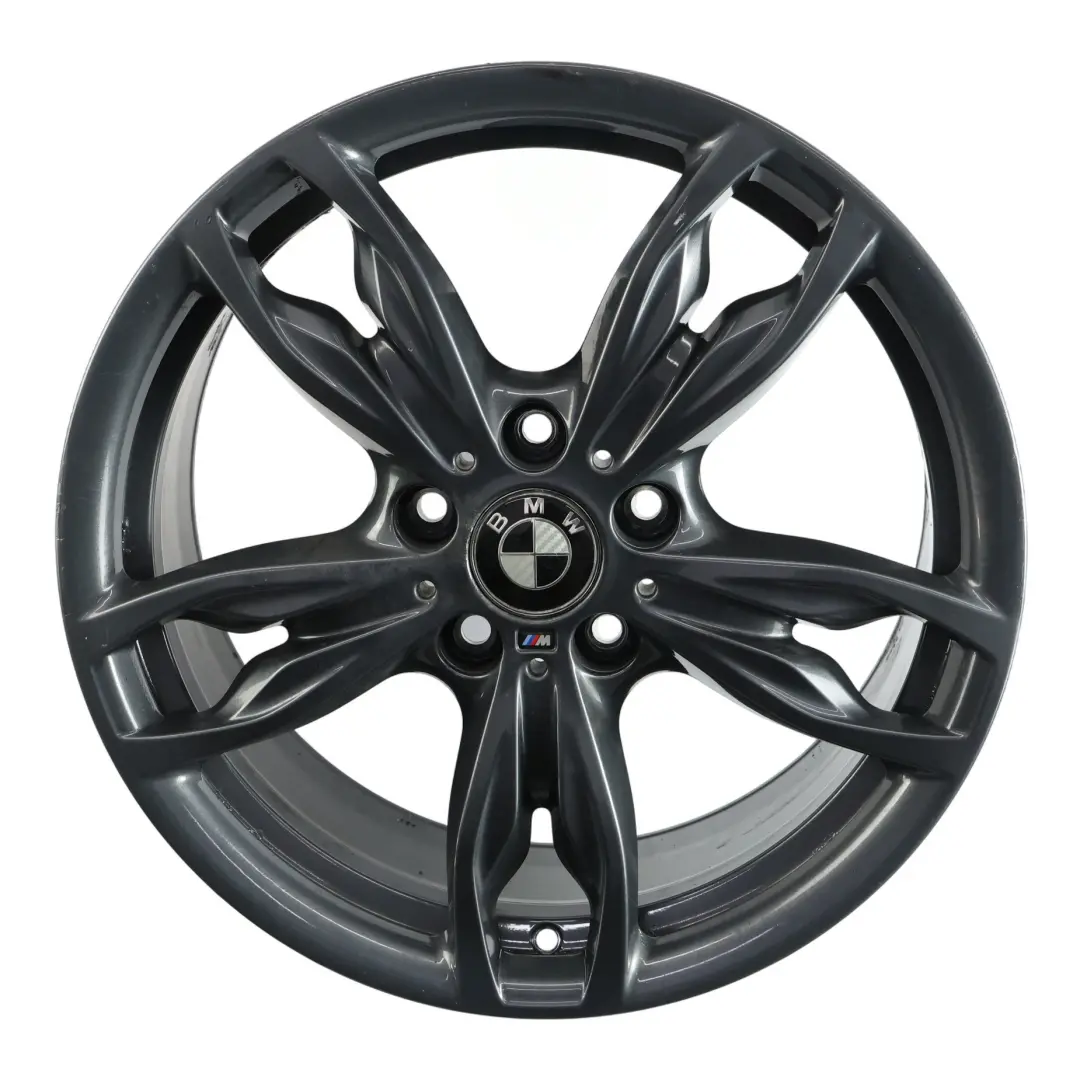 BMW F20 F21 F22 F23 Ferricgrey Wheel Alloy Rim 18" M Double Spoke 436 ET:52 8J - SKU 7845871-2 - Part number 7845871