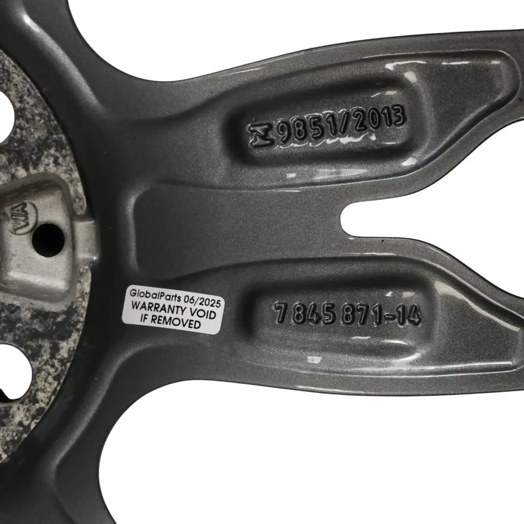 BMW F20 F21 F22 F23 Felge Ferric Grau 18" M Doppel Speiche 436 ET:52 8J - SKU 7845871-5 - Teilenummer 7845871
