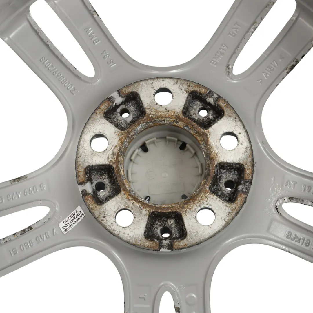 Alu Felge Alufelge 18" M Sternspeiche 400 8J ET:34 für BMW F30 F31 F32 F33 mit Teilenummer 7845880 BMW F30 F31 F32 F33 Alu Felge Alufelge 18" M Sternspeiche 400 8J ET:34 - SKU 7845880-2 - Teilenummer 7845880