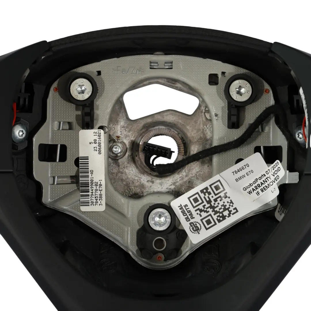 Negro Cuero Palanca de Cambio Multifunción para BMW X5 E70 LCI Volante M Sport con número de pieza 7846670 BMW X5 E70 LCI Volante M Sport Negro Cuero Palanca de Cambio Multifunción - SKU 7846670 - Número de pieza 7846670