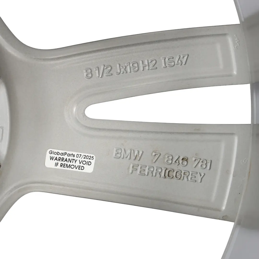 BMW F30 F31 Leichtmetallfelge hinten 19" 8,5J ET:47 M Doppelspeiche 442 - SKU 7846781-1 - Teilenummer 7846781