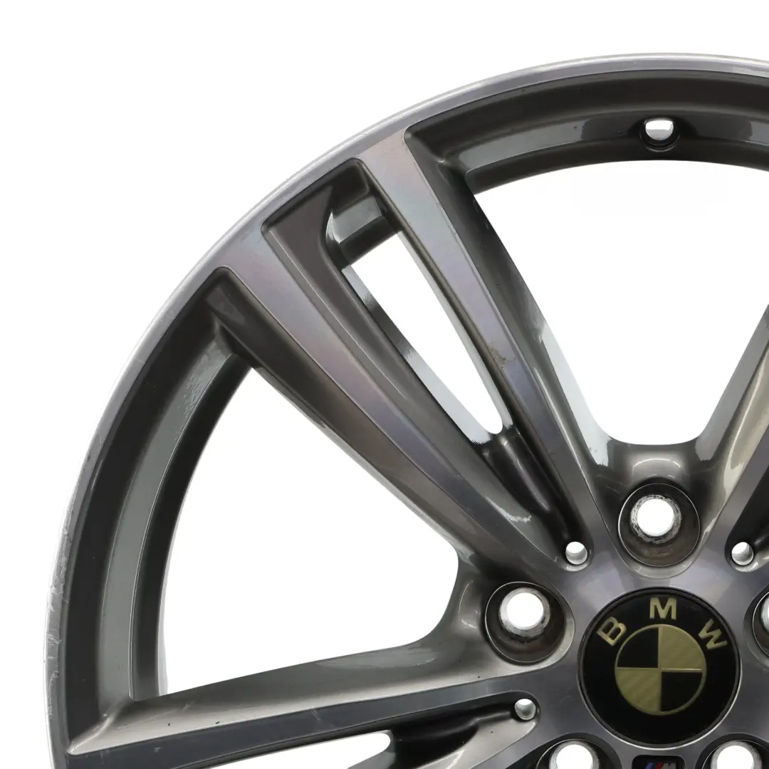 BMW F30 F31 F32 Rear Alloy Wheel Rim 19" 8,5J ET:47 M Double Spoke 442 - SKU 7846781-1 - Part number 7846781
