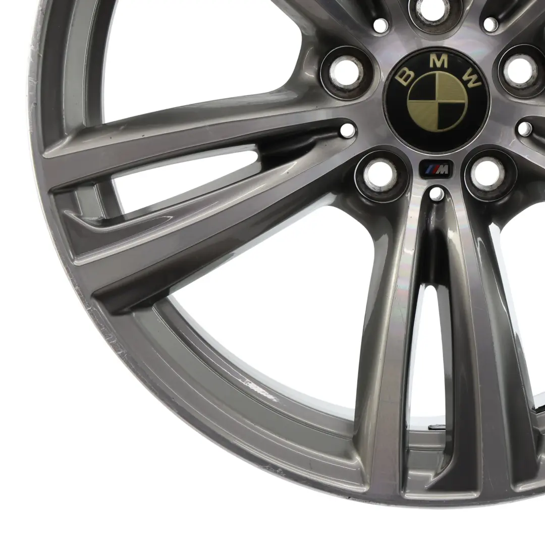 BMW F30 F31 F32 Rear Alloy Wheel Rim 19" 8,5J ET:47 M Double Spoke 442 - SKU 7846781-1 - Part number 7846781