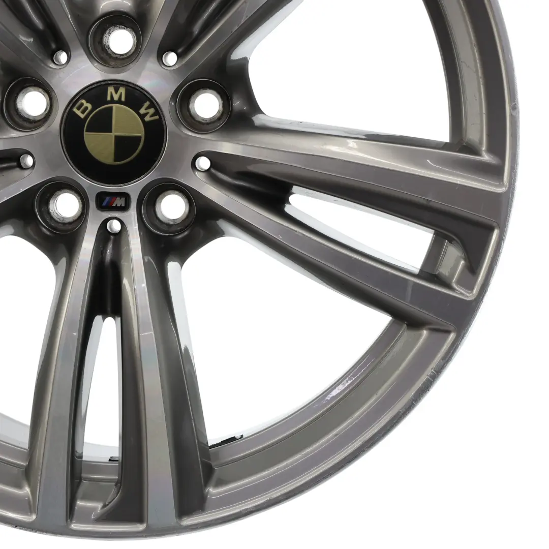 BMW F30 F31 F32 Rear Alloy Wheel Rim 19" 8,5J ET:47 M Double Spoke 442 - SKU 7846781-1 - Part number 7846781