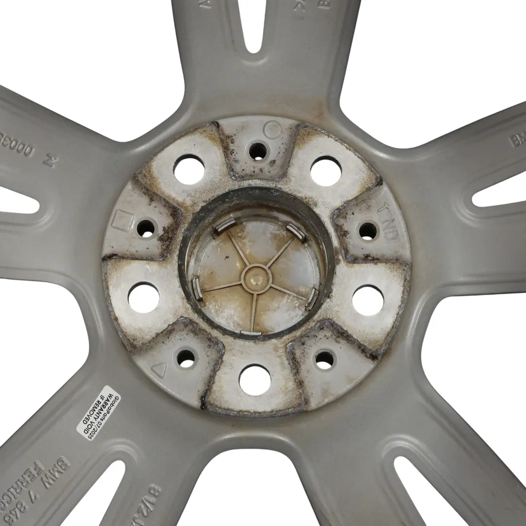 BMW F30 F31 F32 Rear Alloy Wheel Rim 19" 8,5J ET:47 M Double Spoke 442 - SKU 7846781-4 - Part number 7846781