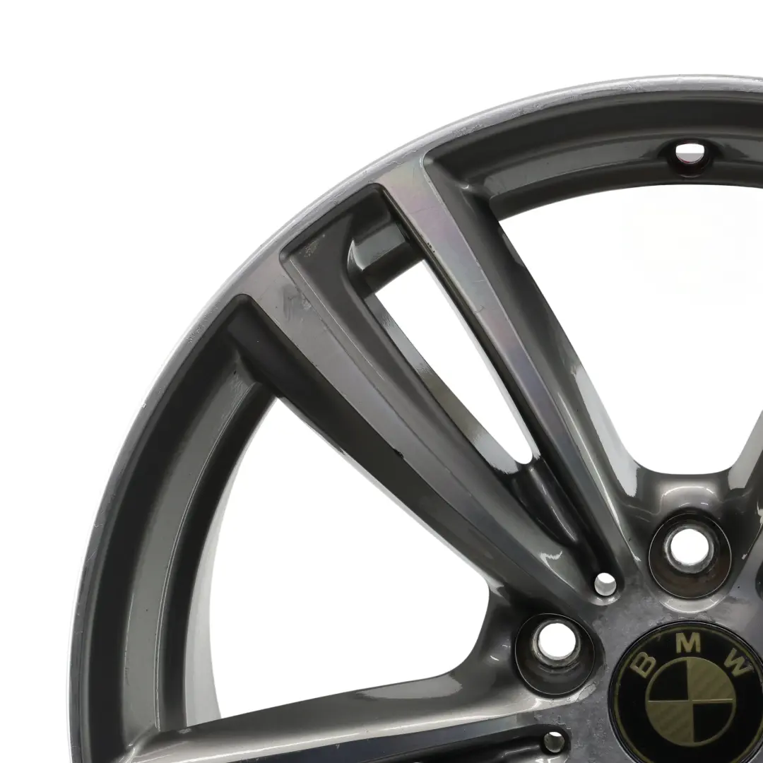 BMW F30 F31 F32 Rear Alloy Wheel Rim 19" 8,5J ET:47 M Double Spoke 442 - SKU 7846781-4 - Part number 7846781