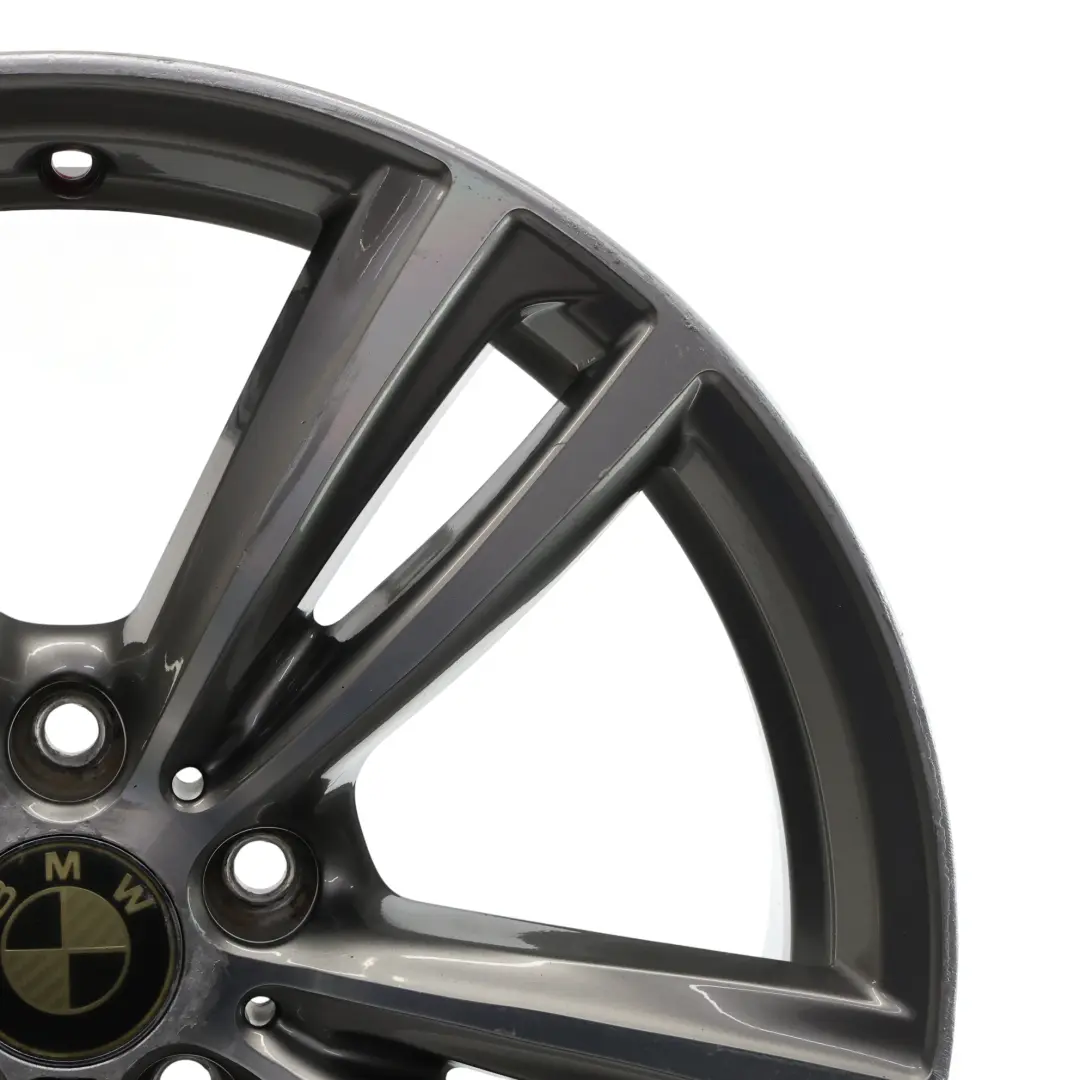 BMW F30 F31 F32 Rear Alloy Wheel Rim 19" 8,5J ET:47 M Double Spoke 442 - SKU 7846781-4 - Part number 7846781