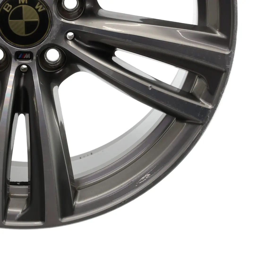 BMW F30 F31 F32 Rear Alloy Wheel Rim 19" 8,5J ET:47 M Double Spoke 442 - SKU 7846781-4 - Part number 7846781