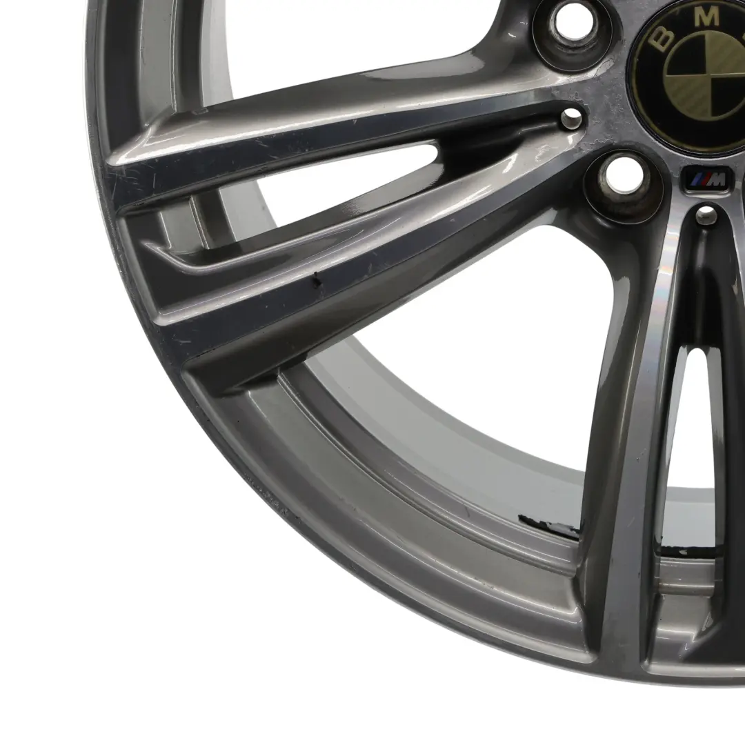 BMW F30 F31 F32 Rear Alloy Wheel Rim 19" 8,5J ET:47 M Double Spoke 442 - SKU 7846781-4 - Part number 7846781