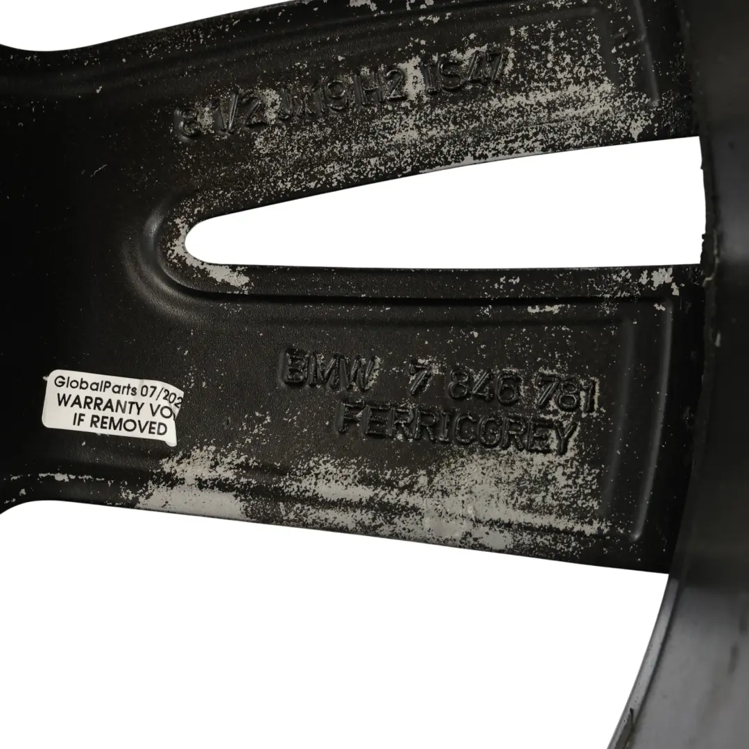 Cerchio Lega Posteriore Ferricgrey 19" 8,5J ET:47 M Doppie Razze 442 per BMW F30 F32 con numero di parte 7846781 BMW F30 F32 Cerchio Lega Posteriore Ferricgrey 19" 8,5J ET:47 M Doppie Razze 442 - SKU 7846781 - Numero di parte 7846781