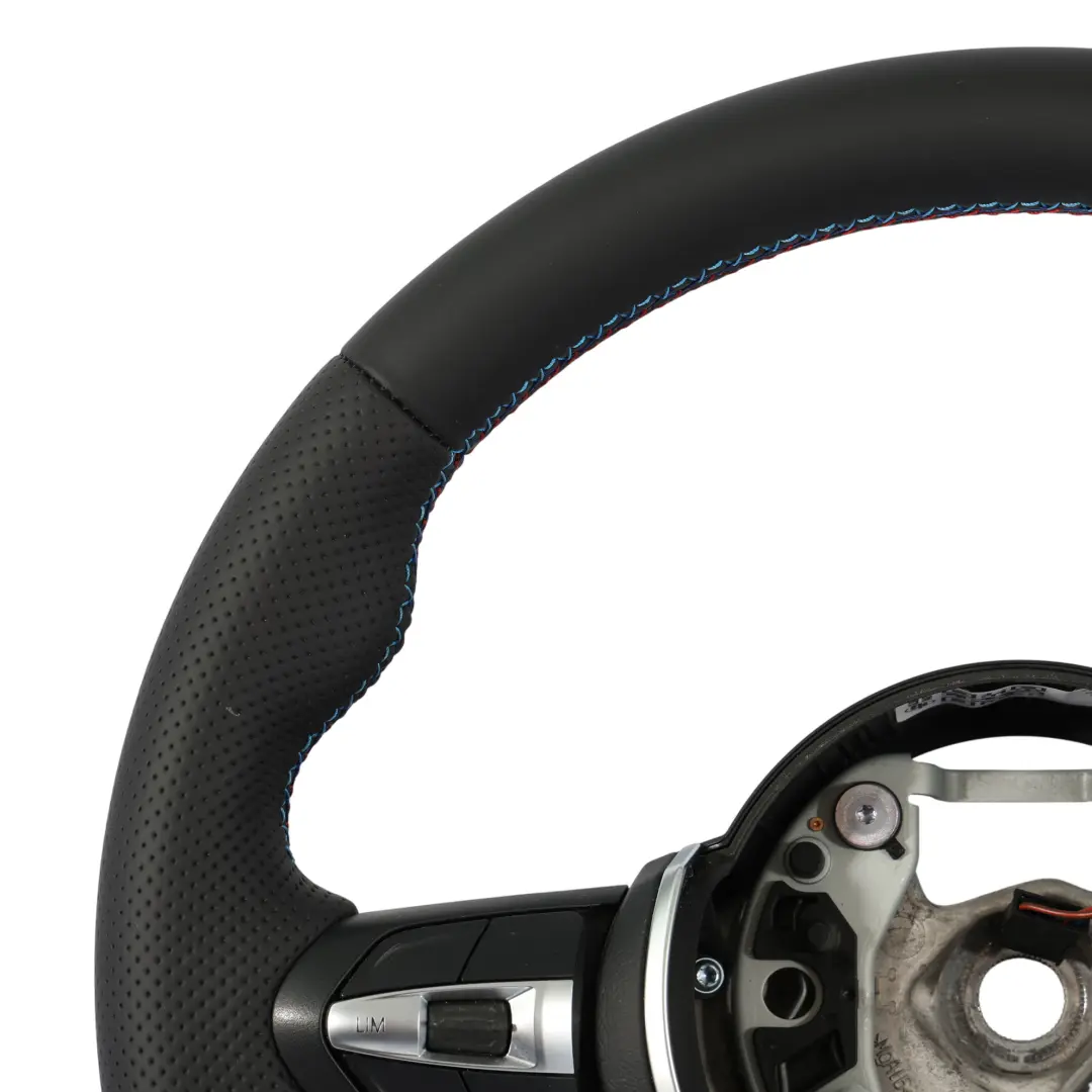 BMW F20 F21 F22 F30 F31 F32 F33 F34 F36 M Sport NEW Black Leather Steering Wheel - SKU 7848338-9 - Part number 7848338