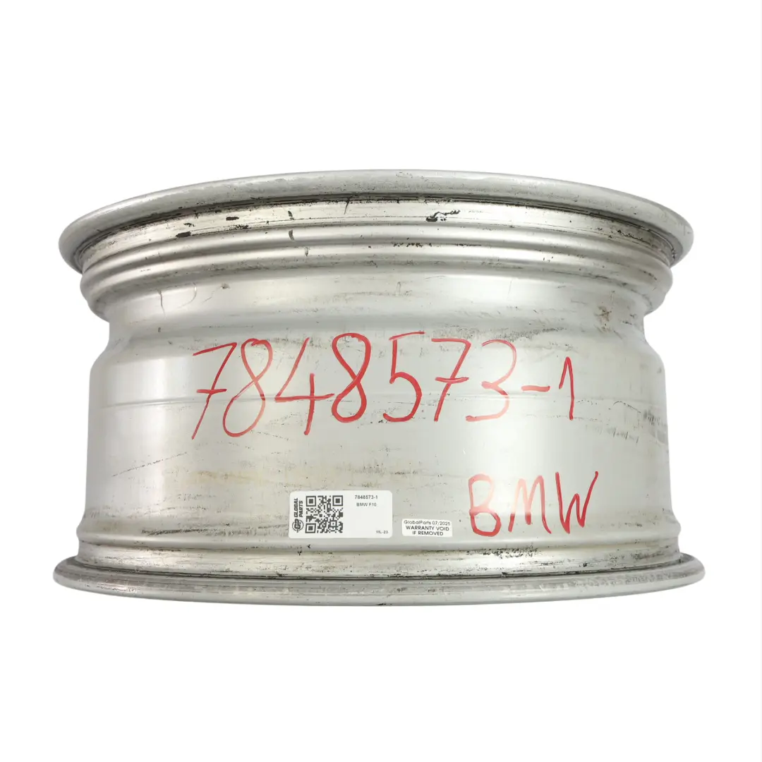 Rim Alloy 18" 9J ET:44 M Double Spoke 613 to BMW F10 F06 F12 Rear Wheel with Part number 7848573 BMW F10 F06 F12 Rear Wheel Rim Alloy 18" 9J ET:44 M Double Spoke 613 - SKU 7848573-1 - Part number 7848573