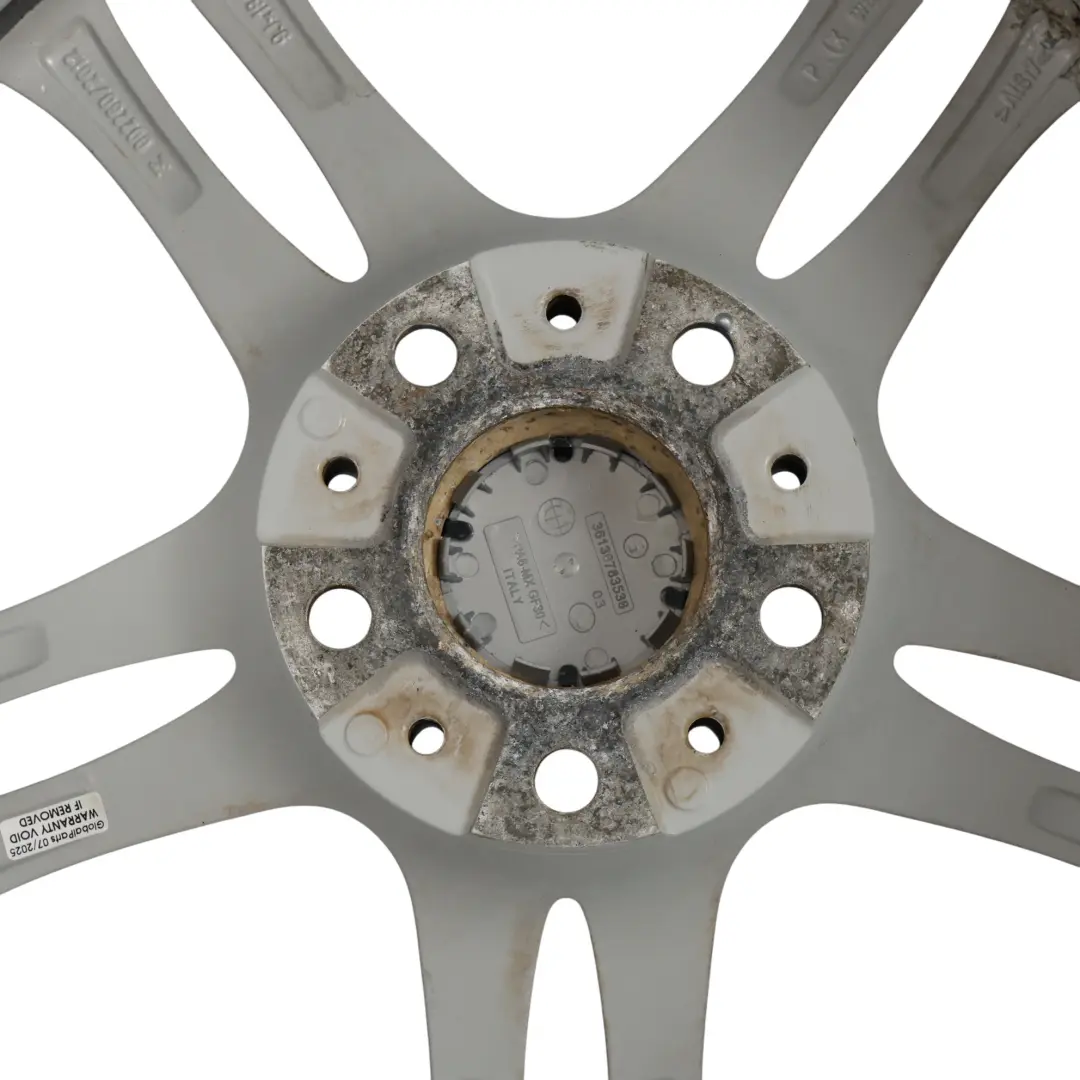 BMW F10 F06 F12 Rear Wheel Rim Alloy 18" 9J ET:44 M Double Spoke 613 - SKU 7848573-1 - Part number 7848573