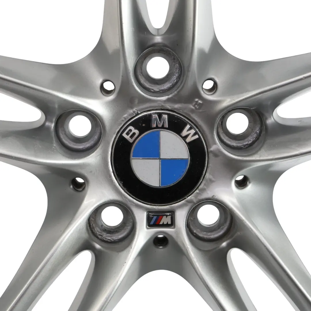 Rim Alloy 18" 9J ET:44 M Double Spoke 613 to BMW F10 F06 F12 Rear Wheel with Part number 7848573 BMW F10 F06 F12 Rear Wheel Rim Alloy 18" 9J ET:44 M Double Spoke 613 - SKU 7848573-1 - Part number 7848573