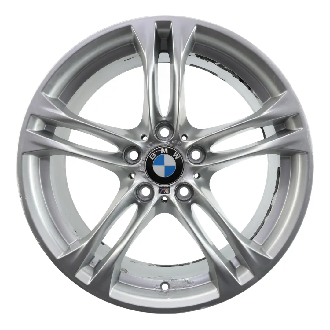 BMW F10 F06 F12 Rear Alloy Wheel Rim 18" 9J ET:44 M Double Spoke 613 - SKU 7848573-2 - Part number 7848573
