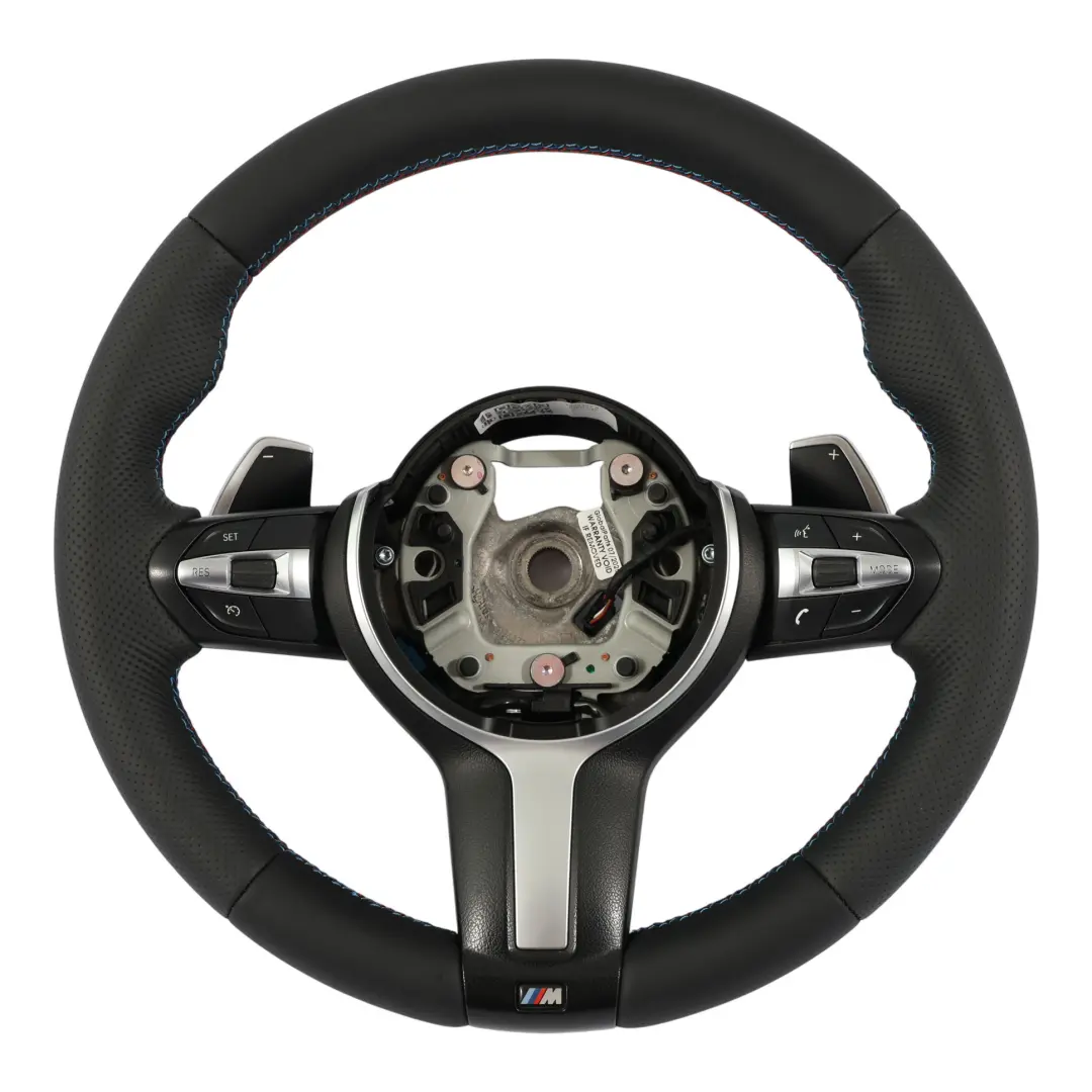 NEU Schwarzes Leder Lenkrad Schaltwippen für BMW F20 F21 LCI F30 F32 M Sport mit Teilenummer 7850403 BMW F20 F21 LCI F30 F32 M Sport NEU Schwarzes Leder Lenkrad Schaltwippen - SKU 7850403-8 - Teilenummer 7850403