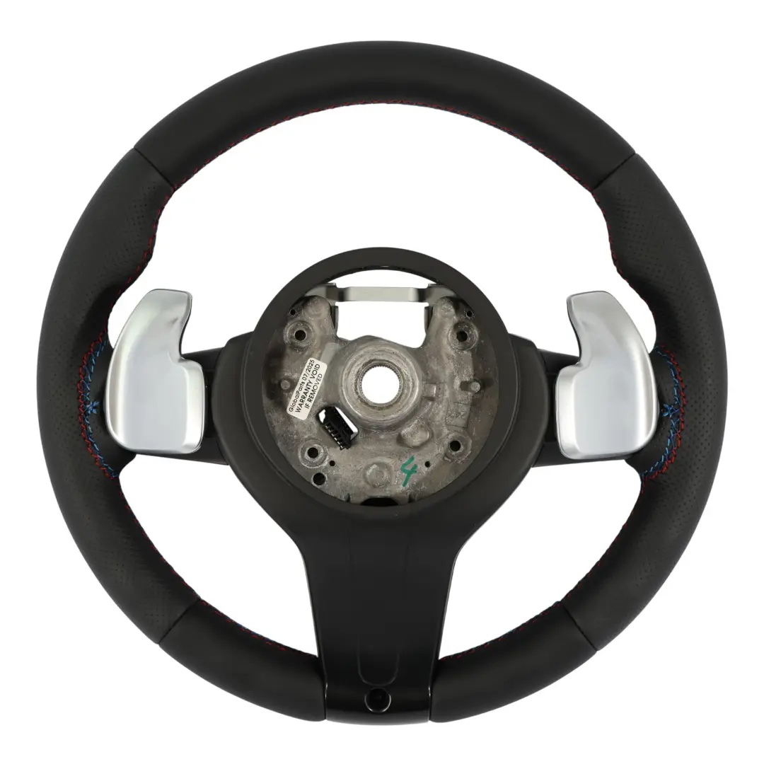 Leather Steering Wheel Paddle Shift to BMW F20 F21 LCI F30 F32 M Sport NEW Black with Part number 7850403 BMW F20 F21 LCI F30 F32 M Sport NEW Black Leather Steering Wheel Paddle Shift - SKU 7850403-8 - Part number 7850403