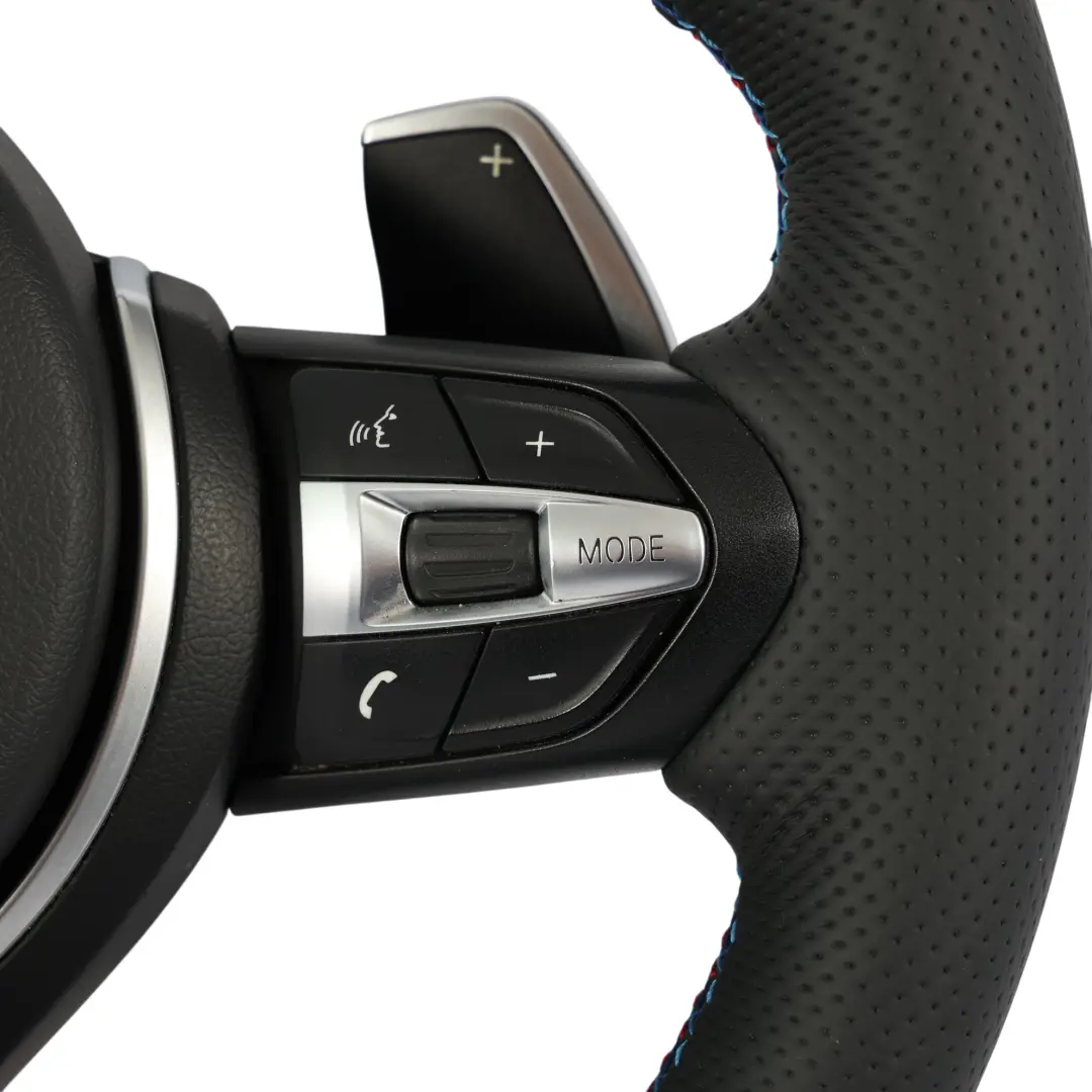 BMW F20 F21 LCI F30 F32 Kierownica M Sport NOWA Czarna Skóra Łopatki - SKU 7850403-8-SET - Numer Części 7850403-8