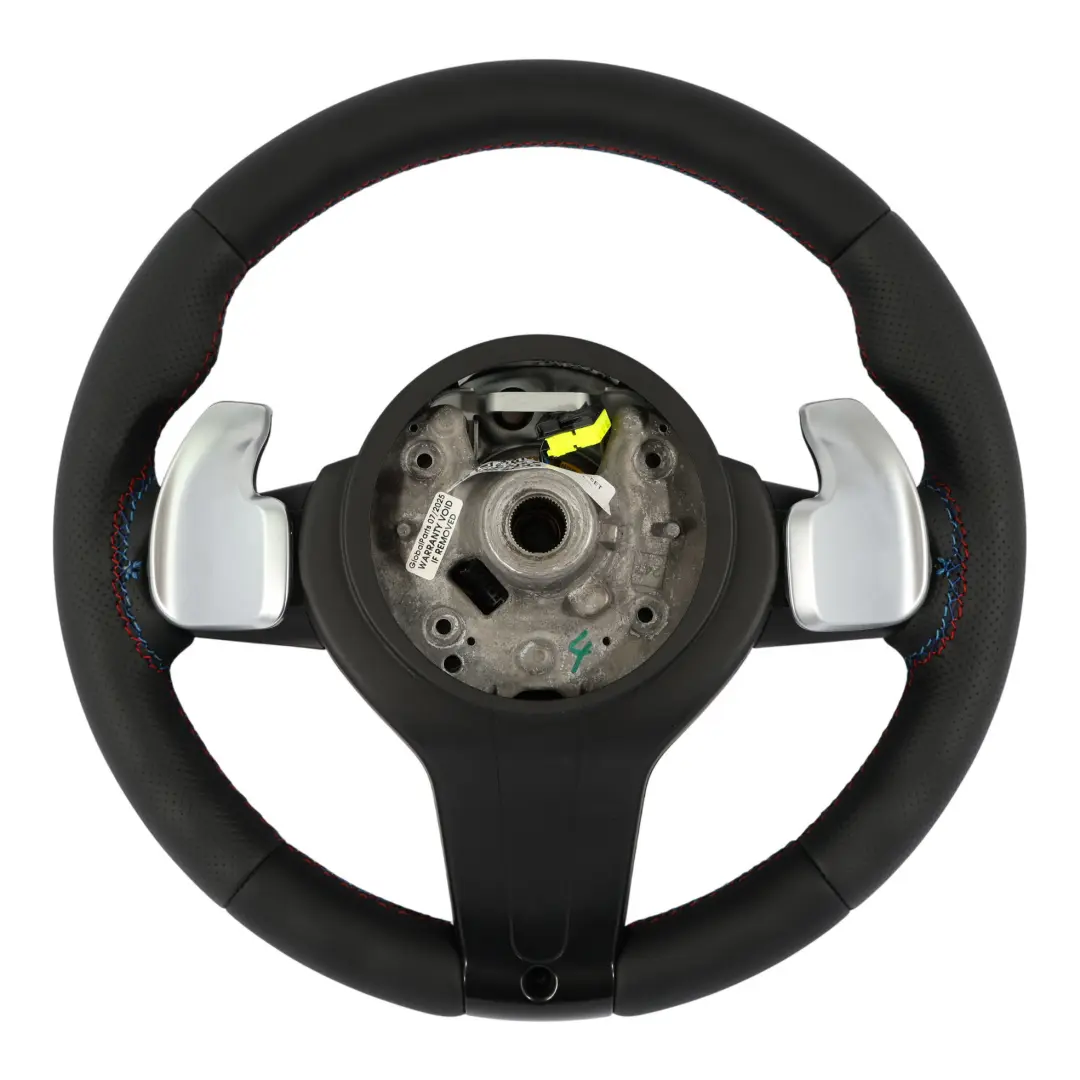 BMW F20 F21 LCI F30 F32 Kierownica M Sport NOWA Czarna Skóra Łopatki - SKU 7850403-8-SET - Numer Części 7850403-8