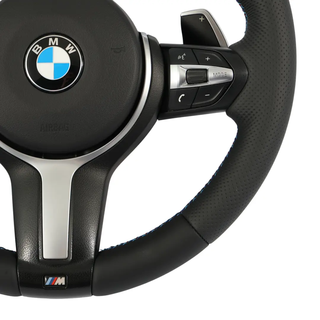 BMW F20 F21 LCI F30 F32 Volant M Sport NOUVEAU Cuir Noir Palettes Changement - SKU 7850403-8-SET - Numéro de pièce 7850403-8