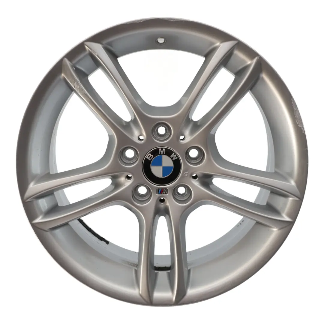 BMW E87 Llanta De Aleacion Delantera Plateada 18" M Doble Radio 261 7,5J - SKU 7891050-1 - Número de pieza 7891050