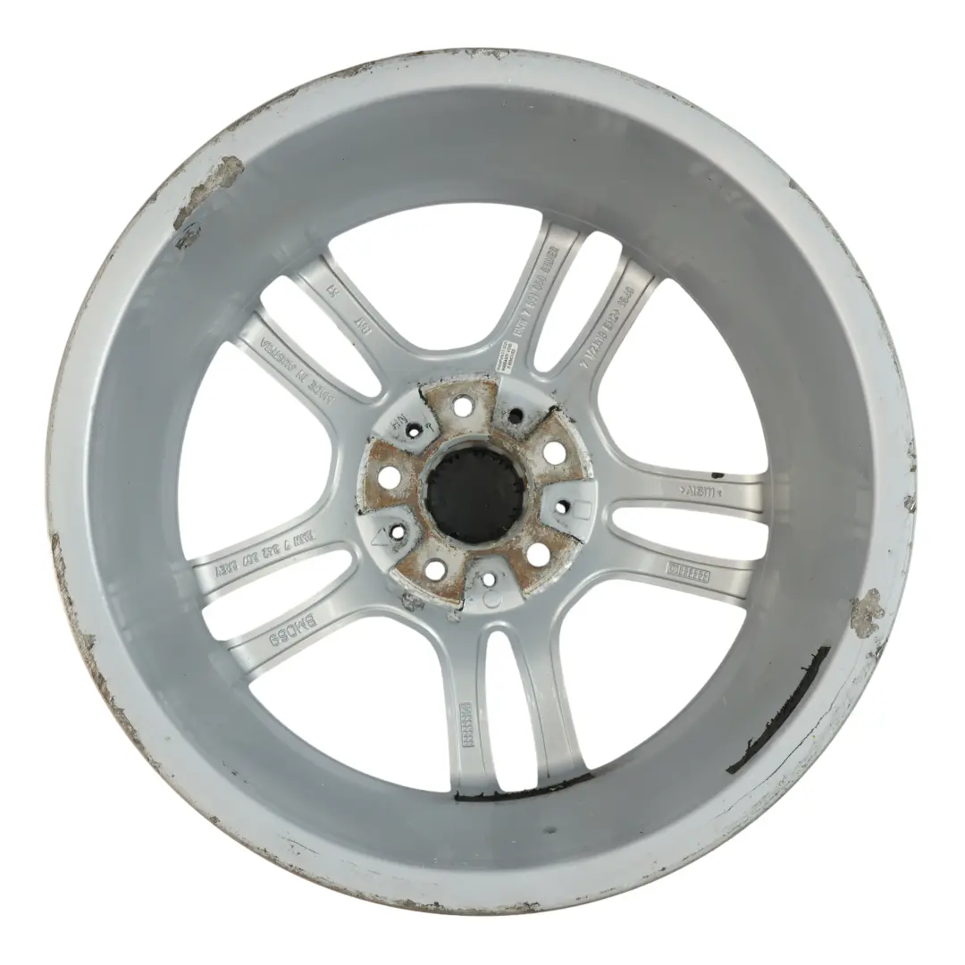BMW E87 Llanta De Aleacion Delantera Plateada 18" M Doble Radio 261 7,5J - SKU 7891050-1 - Número de pieza 7891050