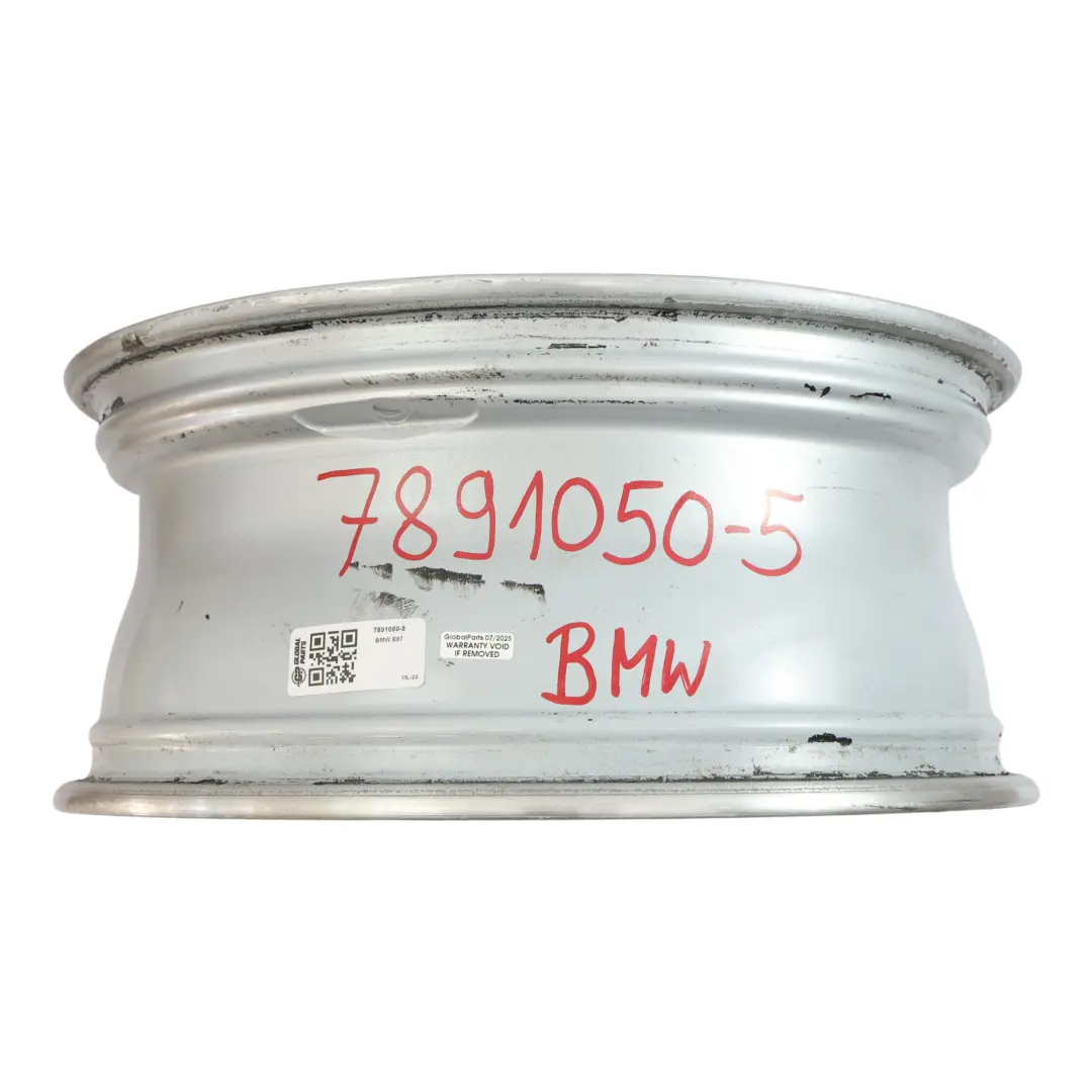 BMW E81 E87 Front Wheel Rim Alloy Silver 18" 7,5J M Double Spoke 261 - SKU 7891050-5 - Part number 7891050