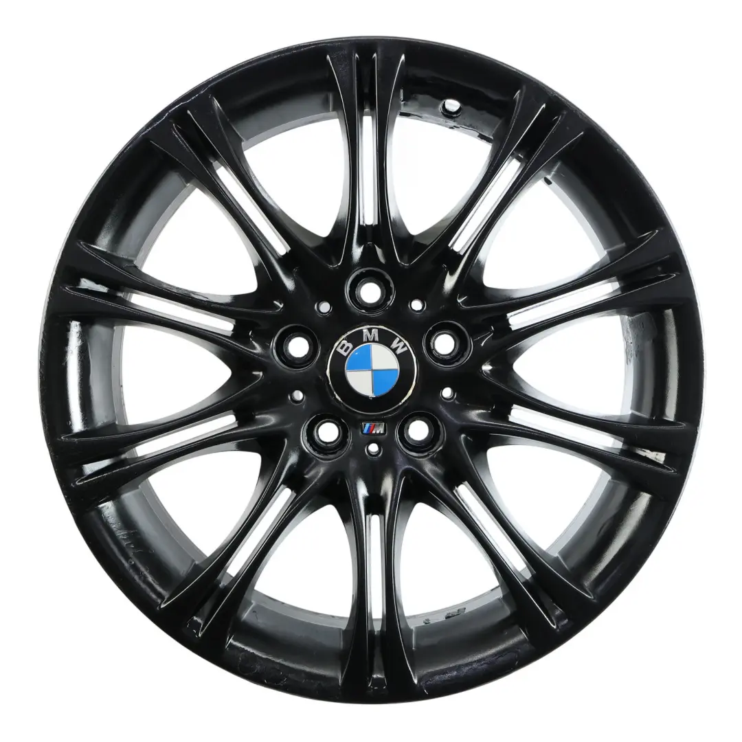 BMW E46 Z4 E85 Black Front Alloy Wheel Rim 18" ET:47 8J M Double Spoke 135 - SKU 7896470-3 - Part number 7896470