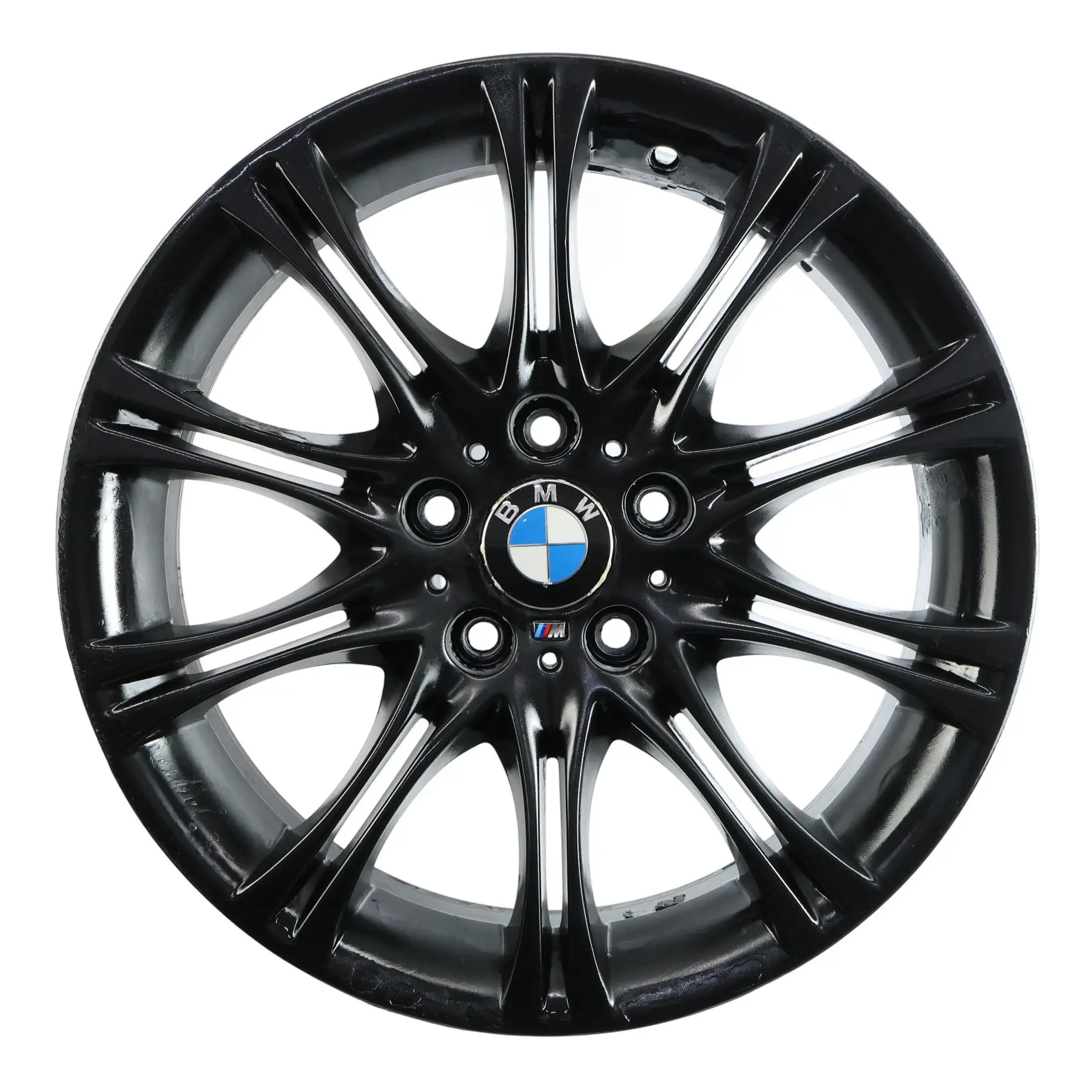 BMW E46 Z4 E85 Black Front Alloy Wheel Rim 18" ET:47 8J M Double Spoke 135