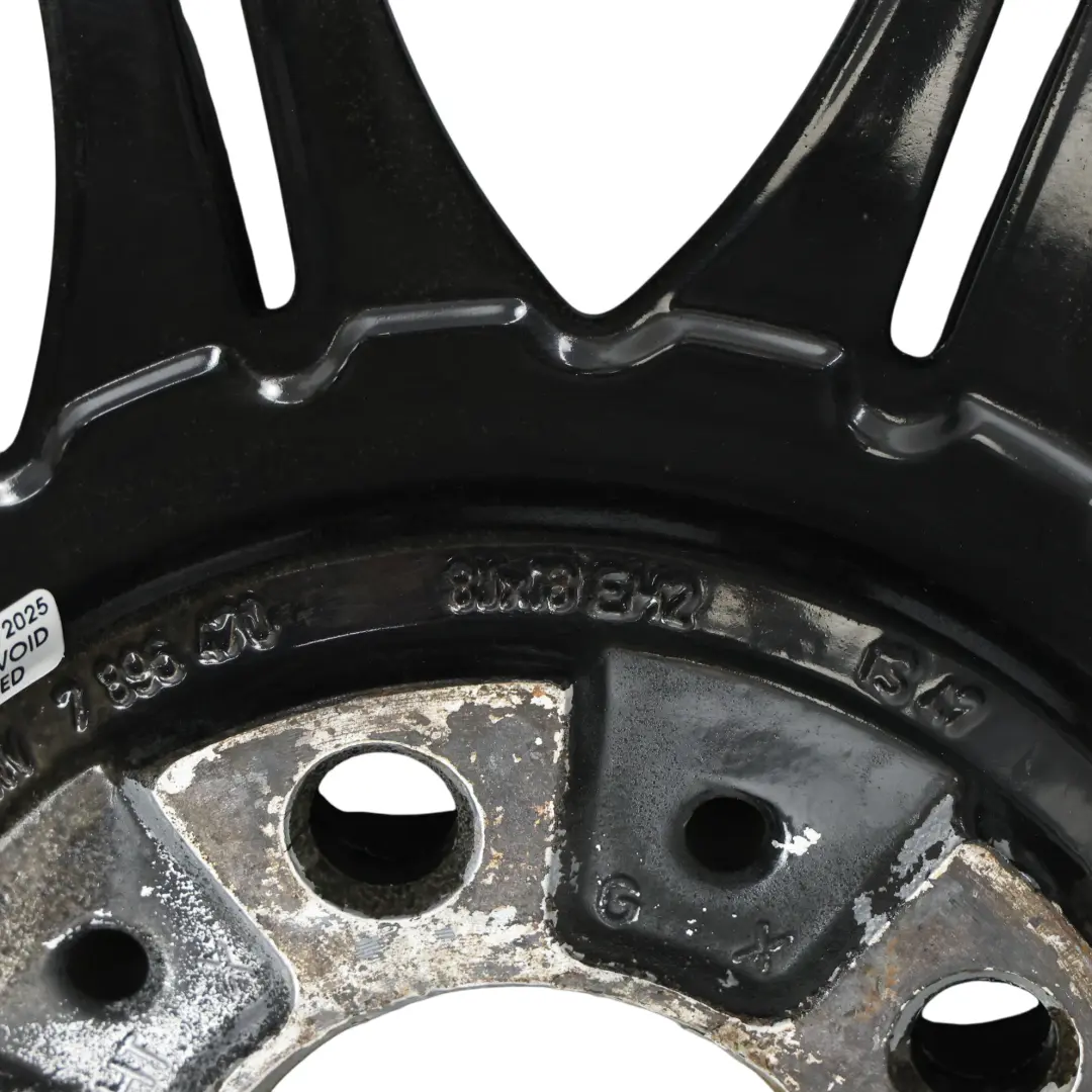 BMW E46 Z4 E85 Black Front Alloy Wheel Rim 18" ET:47 8J M Double Spoke 135 - SKU 7896470-3 - Part number 7896470