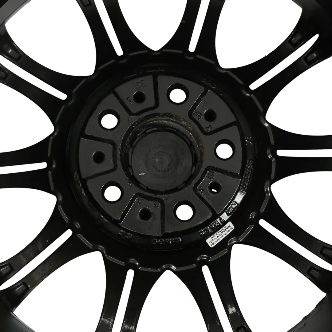 Wheel Rim BMW E46 Z4 E85 Black Front Alloy 18" ET:47 8J M Double Spoke 135 - SKU 7896470-4 - Part number 7896470
