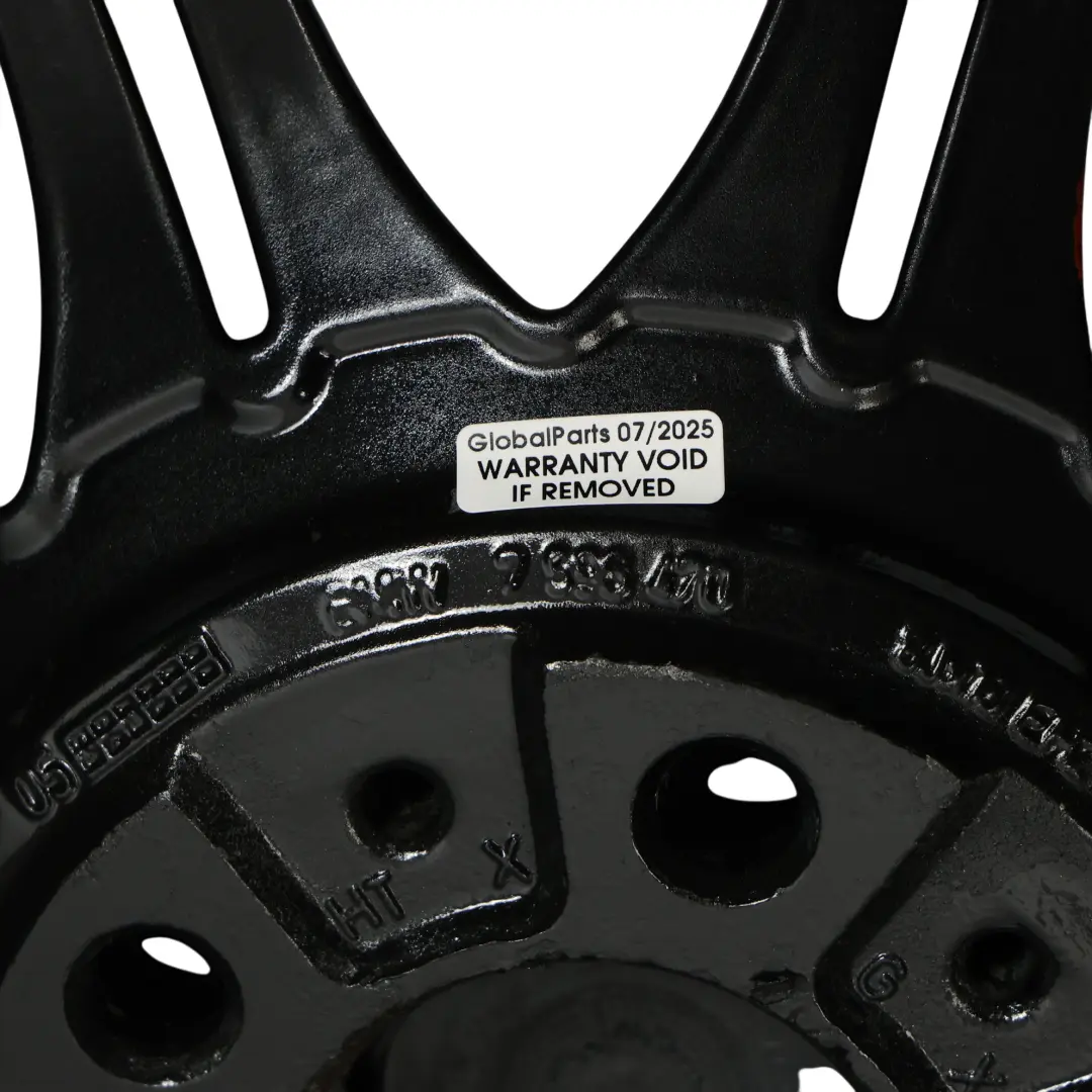 Wheel Rim BMW E46 Z4 E85 Black Front Alloy 18" ET:47 8J M Double Spoke 135 - SKU 7896470-4 - Part number 7896470