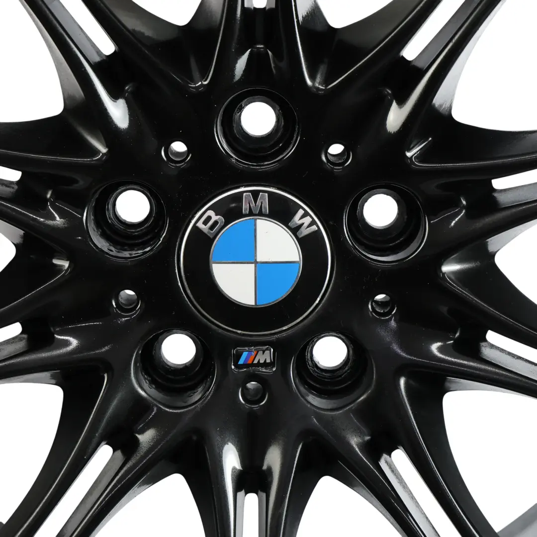 Jante BMW E46 Z4 E85 Alliage avant noir 18" ET:47 8J M Double Spoke 135 pour à propos du numéro de pièce 7896470 Jante BMW E46 Z4 E85 Alliage avant noir 18" ET:47 8J M Double Spoke 135 - SKU 7896470-4 - Numéro de pièce 7896470