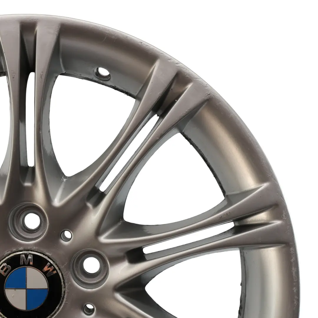 Jante BMW E46 Z4 E85 Alliage avant gris 18" ET:47 8J M Double Spoke 135 pour à propos du numéro de pièce 7896470 Jante BMW E46 Z4 E85 Alliage avant gris 18" ET:47 8J M Double Spoke 135 - SKU 7896470-7 - Numéro de pièce 7896470