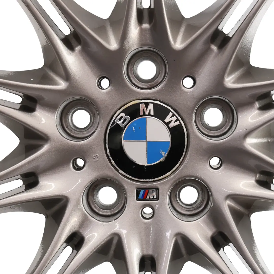 Rim Alloy Black 18" 8,5J ET:50 M Double Spoke 135 to BMW E46 Z4 E85 Rear Wheel with Part number 7896490 BMW E46 Z4 E85 Rear Wheel Rim Alloy Black 18" 8,5J ET:50 M Double Spoke 135 - SKU 7896490-10 - Part number 7896490